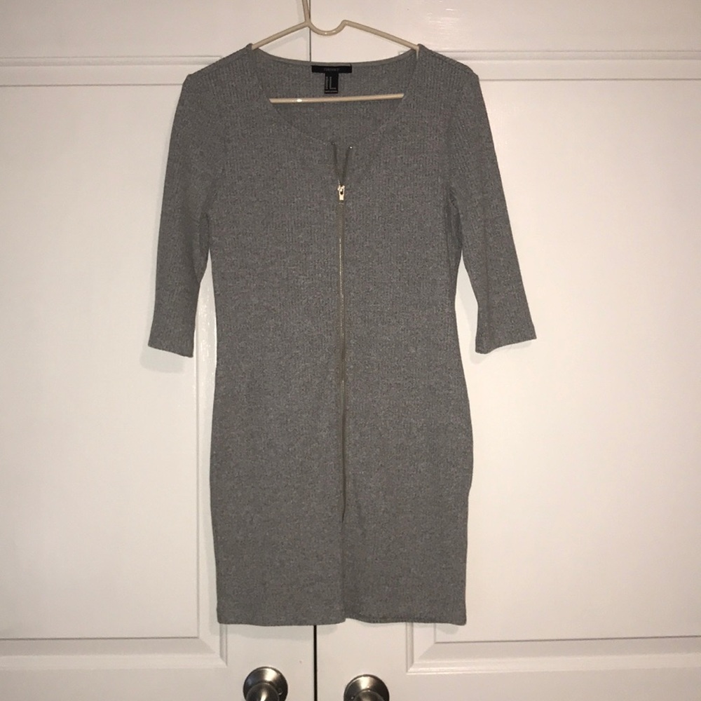 Grey sweater dress!